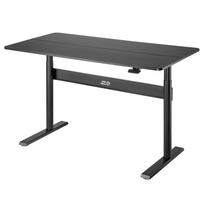 reguliuojamo aukscio rasomasis - Ergo Office Reguliuojamo aukščio rašomasis stalas ER453 140x68 cm, juodas (Black) - 2 nuotrauka