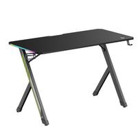 rgb stalas - Kompiuterinių žaidimų stalas Maclean NanoRS, 120 cm x 60 cm, 75 cm, juoda sp. - 4 nuotrauka