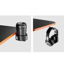 zaidimu monitoriai - NanoRS RS170 Žaidimų Stalas su Monitoriaus Lentyna, Juodas (Black) - 2 nuotrauka
