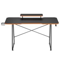 zaidimu monitoriai - NanoRS RS170 Žaidimų Stalas su Monitoriaus Lentyna, Juodas (Black) - 4 nuotrauka