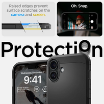 tough armor spigen - Spigen Tough Armor MAG iPhone 16 Plus MagSafe black ACS08085 - 3 nuotrauka