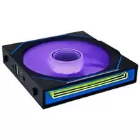 kompiuterio ausintuvas - Lian Li UNI FAN SL-INF Wireless Reverse Blade ARGB PWM 140mm Black - 3 nuotrauka