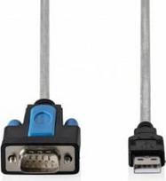 type 1 2 adapteris - Digitus USB to DB9 RS232 cable DA-70170 Permatomas (Transparent) 1.8m - 4 nuotrauka