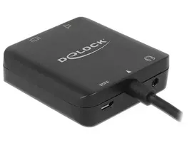 hdmi hdmi audio - Delock  HDMI-A Stecker > HDMI + Audio Extractor 4K - 2 nuotrauka