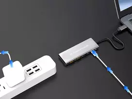 usb 100w laidas - Adapteris AV Conceptronic CONCEPTRONIC dokas USB-C->2xUSB-C,2xUSB-A,100WPD o.N.0.25m gr - 4 nuotrauka
