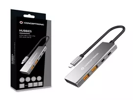 usb 100w laidas - Adapteris AV Conceptronic CONCEPTRONIC dokas USB-C->2xUSB-C,2xUSB-A,100WPD o.N.0.25m gr - 6 nuotrauka