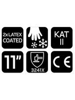 latex pirstines - Izoliuotos darbo pirštinės, lateksu dengtas poliesteris (2 sluoksniai), 3241X, 11 dydis - 2 nuotrauka