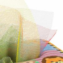 montessori zaislai - Montessori Sensorinis rūšiuoklis - servetėlių dėžutė su pliušiniais skaičiais ir raidėmis - 6 nuotrauka
