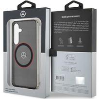 magsafe deklas samsung s24 - Mercedes-Benz Double Layer with Red MagSafe dėklas Samsung Galaxy S24 Juodas (Black) - 2 nuotrauka