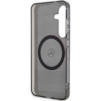 magsafe deklas samsung s24 - Mercedes-Benz Double Layer with Red MagSafe dėklas Samsung Galaxy S24 Juodas (Black) - 3 nuotrauka
