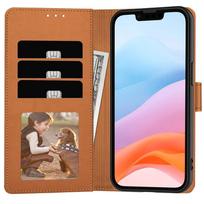 galaxy a36 5g - Samsung Galaxy A36 5G Fancy Wallet Dėklas Rudas (Brown) - 3 nuotrauka