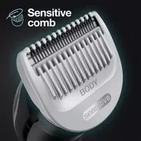 plauku kirpimas - Braun BG5350 BodyGroomer Series 5 Juodas (Black) - 3 nuotrauka