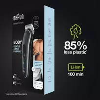 plauku kirpimas - Braun BG5350 BodyGroomer Series 5 Juodas (Black) - 4 nuotrauka