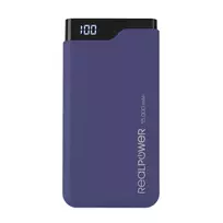 nesiojamas ikroviklis - RealPower PB-15000C 15000mAh, mėlynas (navy blue) - 3 nuotrauka