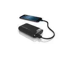 baterija 500mah - Realpower PB-7500C, 7500mAh, juodas (black) - 2 nuotrauka