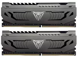 2x8gb ram ddr4 3600mhz - Patriot Viper Steel Grey 2x8GB DDR4 3600MHz DIMM PVS416G360C8K - 7 nuotrauka