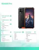 mili android - Blackview BV4800 Pro 4/128GB Orange (Oranžinis) - 2 nuotrauka