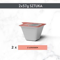 gourmet kaciu maistas - PURINA Gourmet Revelations gabalėliai želė su lašiša - šlapias kačių maistas - 2x57 g - 8 nuotrauka