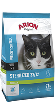 sausas kaciu maistas 12 kg - Arion Original Cat Sterilized Chicken 7,5 kg - 2 nuotrauka