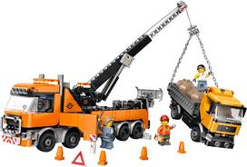 lego city - LEGO City Sunkiasvoris techninės pagalbos vilkikas su kranu 60467 - 6 nuotrauka