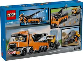 lego city - LEGO City Sunkiasvoris techninės pagalbos vilkikas su kranu 60467 - 7 nuotrauka