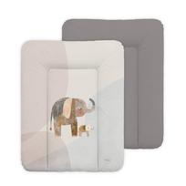 vystymo lenta 50x70 - Ceba Baby Basic Elephant Family, 70 cm x 50 cm, pilkas (Grey) - 2 nuotrauka