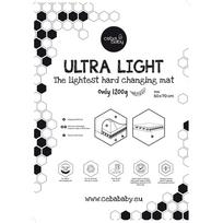 vystymo stalas - CebaBaby Vystymo lenta Ultra Light Crazy Llama, 70 cm x 50 cm, baltas/rožinis (White/Pink) - 3 nuotrauka