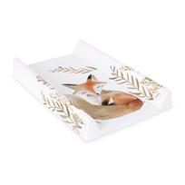 vystymo lenta - CebaBaby Vystymo lenta Basic Lapė, 70 cm, baltas/oranžinis (White/Orange) - 2 nuotrauka
