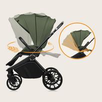 lionelio mika - LIONELO sportinis vežimėlis MIKA PLUS, Green olive, LO-MIKA PLUS - 2 nuotrauka