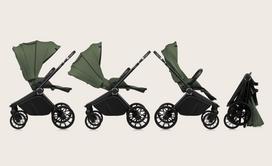 lionelio mika - LIONELO sportinis vežimėlis MIKA PLUS, Green olive, LO-MIKA PLUS - 3 nuotrauka
