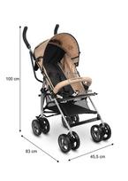 sportiniai - Sportinis vežimėlis Caretero Alfa, pilkas (Grey) - 5 nuotrauka