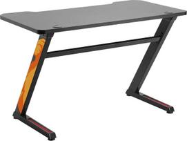 Kompiuterinių žaidimų stalas NanoRS RS120, 120 cm x 60 cm, 75 cm, juoda sp.