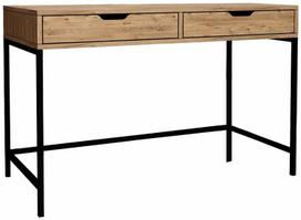 Rašomasis stalas su stalčiais Kalune Design Atlas 1600-61, 55 cm x 120 cm, 77.4 cm, atlantic pine sp.
