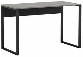 Rašomasis stalas Kalune Design Inna 855DTE3869, 60 cm x 100 cm, 75 cm, juoda sp./retro grey sp.