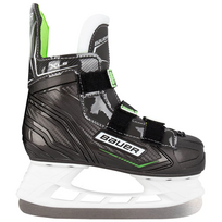 paciuzos bauer - Ledo ritulio pačiūžos Bauer X-LS Youth, juodos - 4 nuotrauka