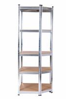 175 - 4IQ kampinė sandėliavimo lentyna, 180x70x70x40cm, 175kg - 11 nuotrauka