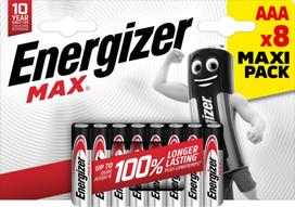 Energizer Max AAA LR03 /8 ECO baterijos