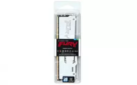 kingston fury beast 6000 cl30 - Kingston Fury Beast RGB, DDR5, 16GB (1x16GB) 6000MHz CL30 Baltas (White) - 6 nuotrauka