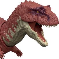 mattel jurassic world - Žaislinė figūrėlė Mattel Jurassic World Rebirth Wild Roar Aucasaurus, ruda - 4 nuotrauka