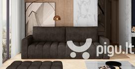 Sofa NORE Lazaro 09, tamsiai ruda