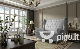 Sofa NORE Aros, šviesiai pilka