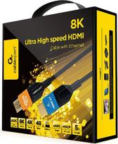 hdmi 2.1 optical - Gembird AOC HDMI kabelis 8K 5m Juodas (Black) - 3 nuotrauka