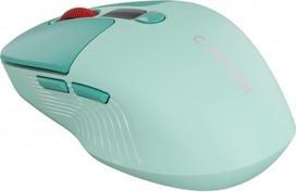tyli pelyte - CANYON mouse MW-26 LCD Silent Dual Mode Wireless Green | CNS-CMSW26GR - 3 nuotrauka