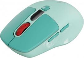 tyli pelyte - CANYON mouse MW-26 LCD Silent Dual Mode Wireless Green | CNS-CMSW26GR - 4 nuotrauka