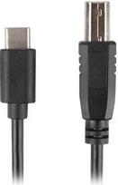 usb b c - LANBERG CA-USBA-13CC-0018-BK - 4 nuotrauka