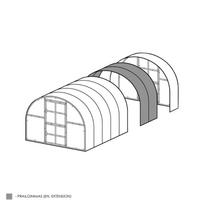 siltnamis klasika - Šiltnamis Klasika, polikarbonatas, 12 x 3 m, 4 mm - 3 nuotrauka