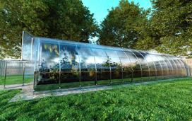siltnamis klasika - Šiltnamis Klasika Tube, polikarbonatas, 10 x 3 m - 6 nuotrauka