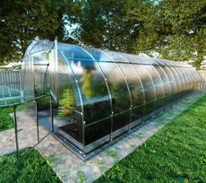 siltnamis klasika - Šiltnamis Klasika Tube, polikarbonatas, 10 x 3 m - 7 nuotrauka