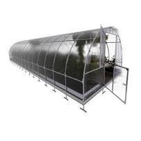 siltnamis klasika - Šiltnamis Klasika Tube, polikarbonatas, 10 x 3 m - 9 nuotrauka