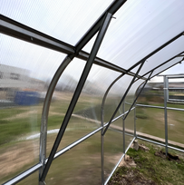 siltnamiai 4 8 - Meistro Kodas KLASIKA DROP šiltnamis 2,5x8 (20 m2) su 4 mm danga - 2 nuotrauka